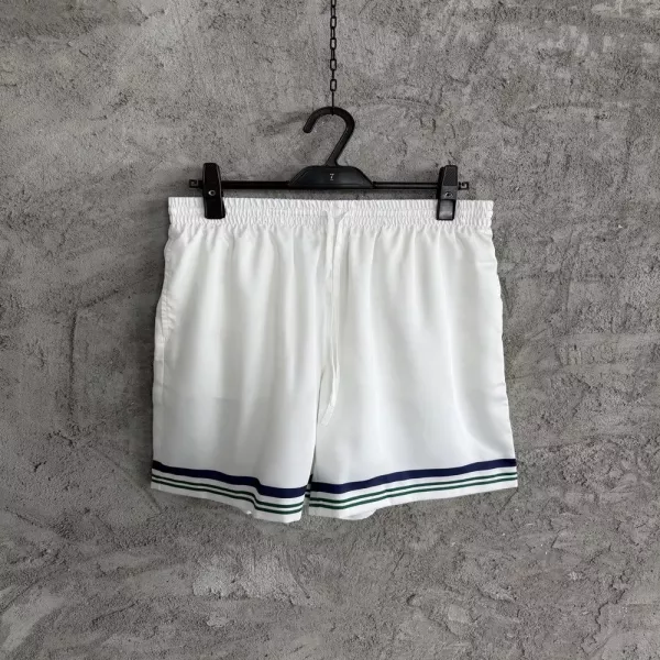 카사블랑카 세일링 패턴 실크 쇼츠