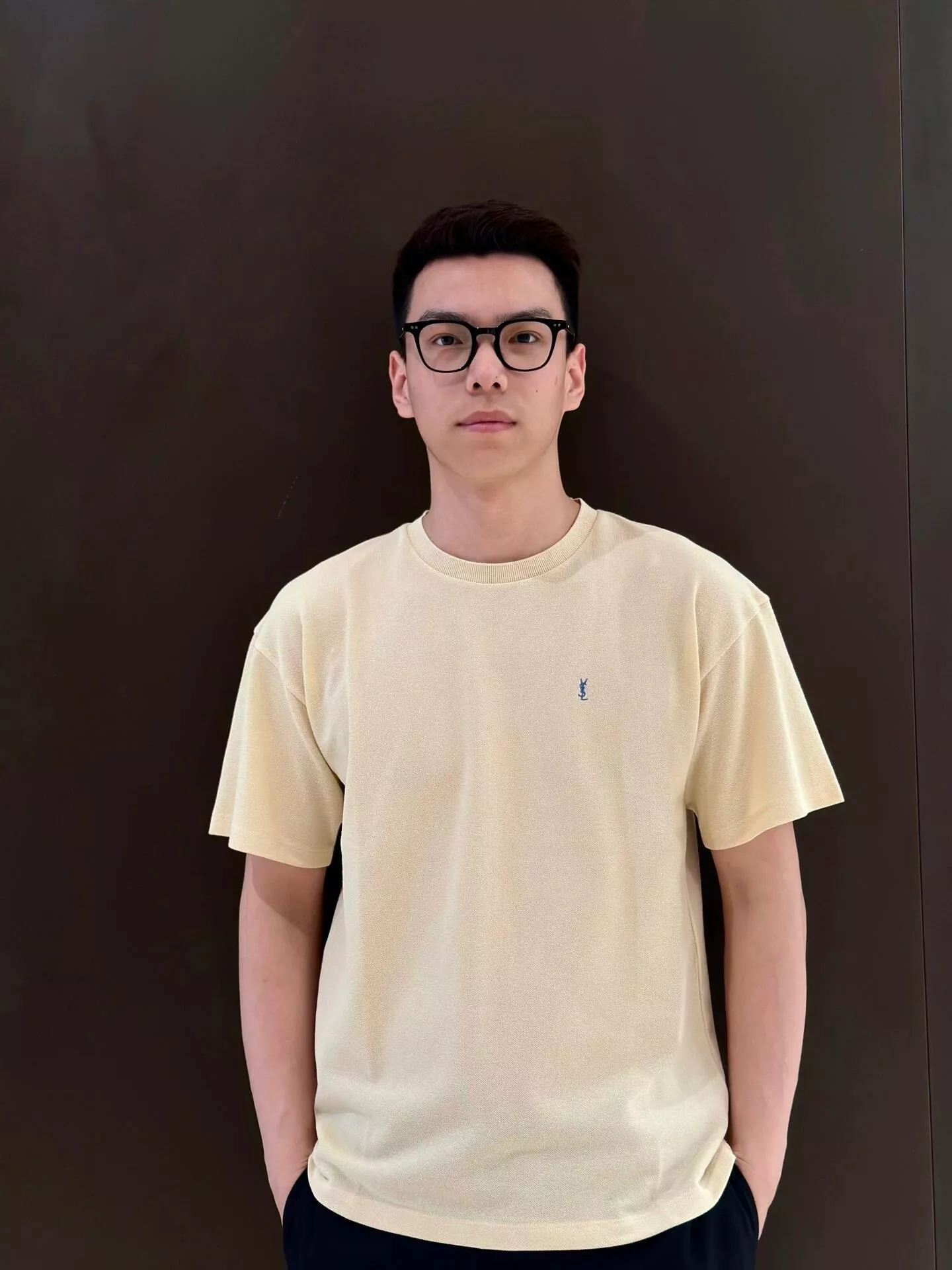 입생로랑 르 카상드르 피케 반소매 티셔츠 상세 이미지 40
