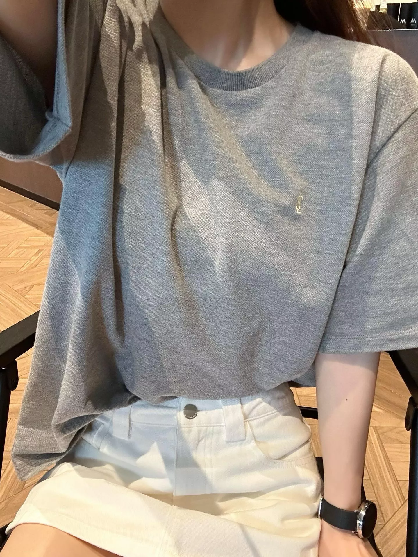 입생로랑 르 카상드르 피케 반소매 티셔츠 상세 이미지 38