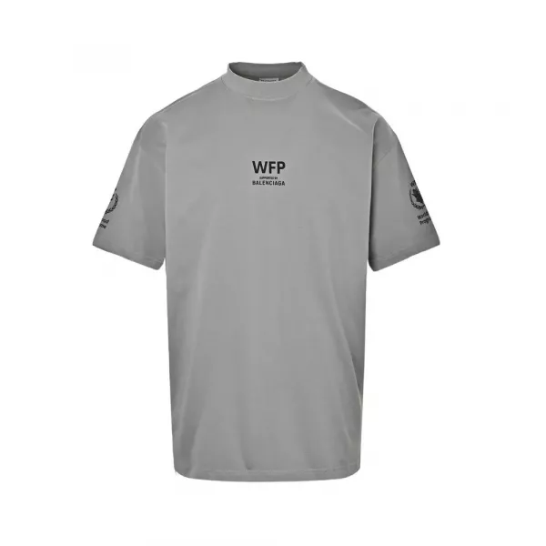 발렌시아가 WFP 협업 반소매 티셔츠