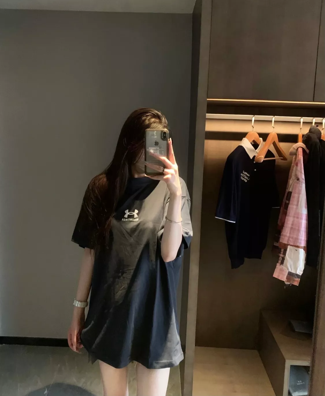 발렌시아가 안데르마 협업 자수 로고 반소매 티셔츠 상세 이미지 19