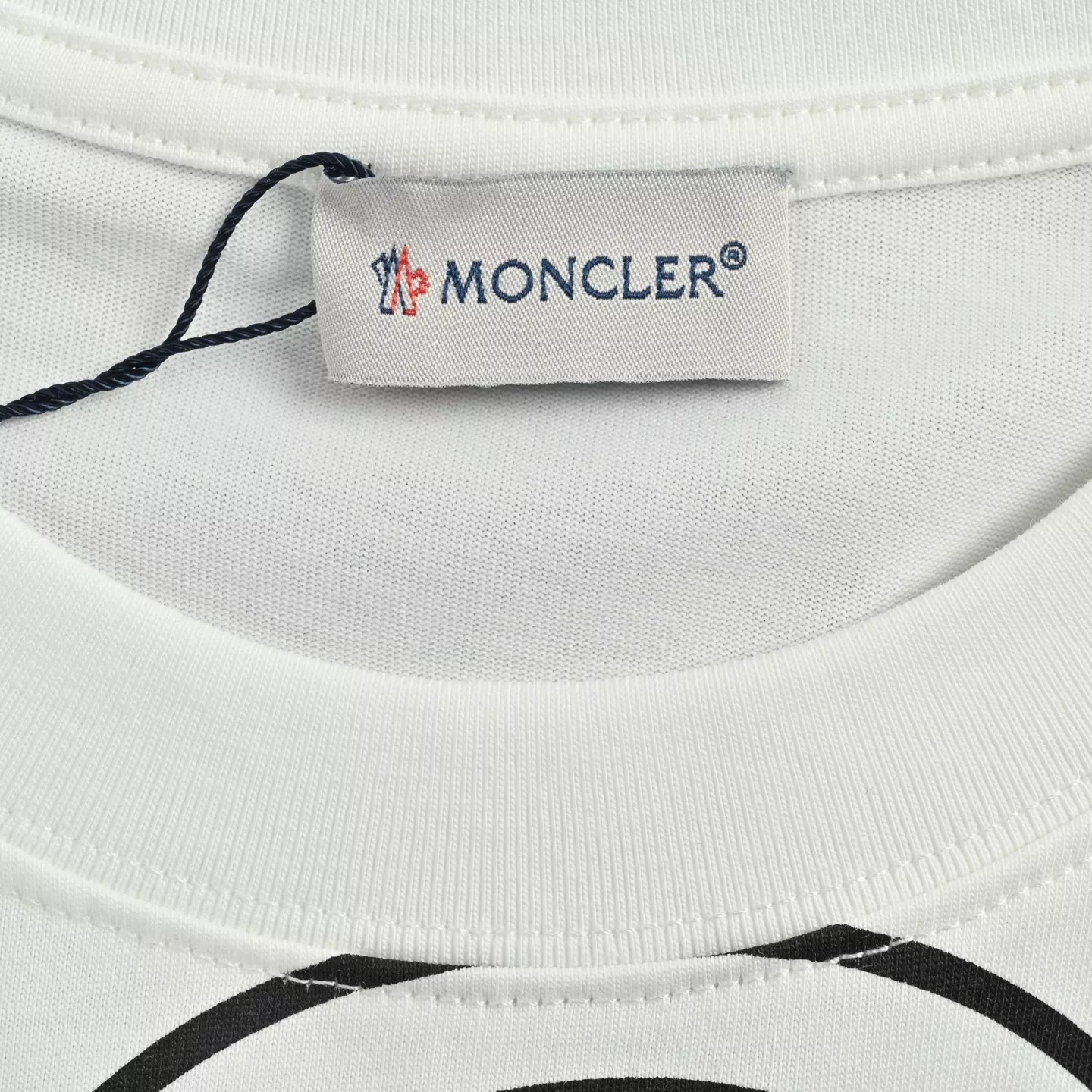 몽클레어 로고 프린트 반소매 티셔츠 상세 이미지 5