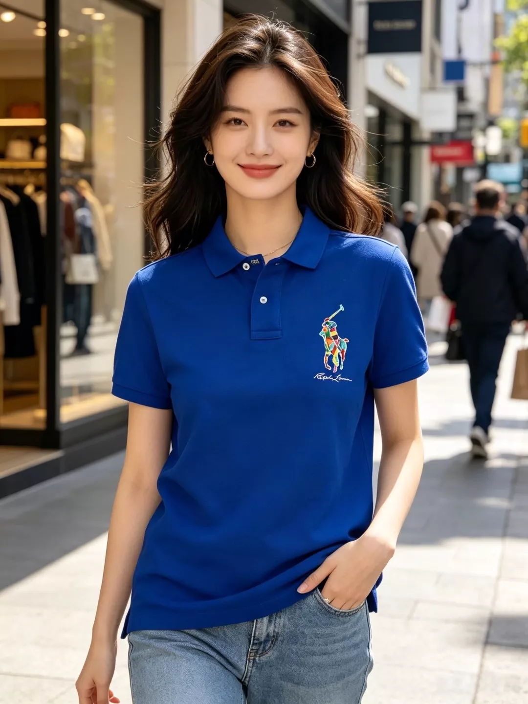 랄프로렌 컬러 빅 포니 자수 폴로 반소매 상세 이미지 14