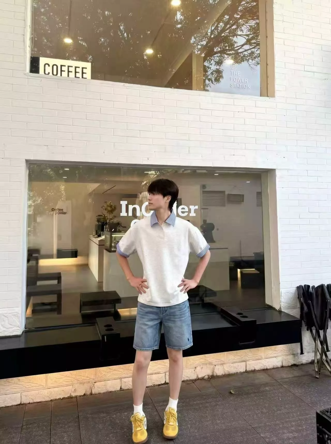랄프로렌 전마 로고 자수 데님 반바지 상세 이미지 12