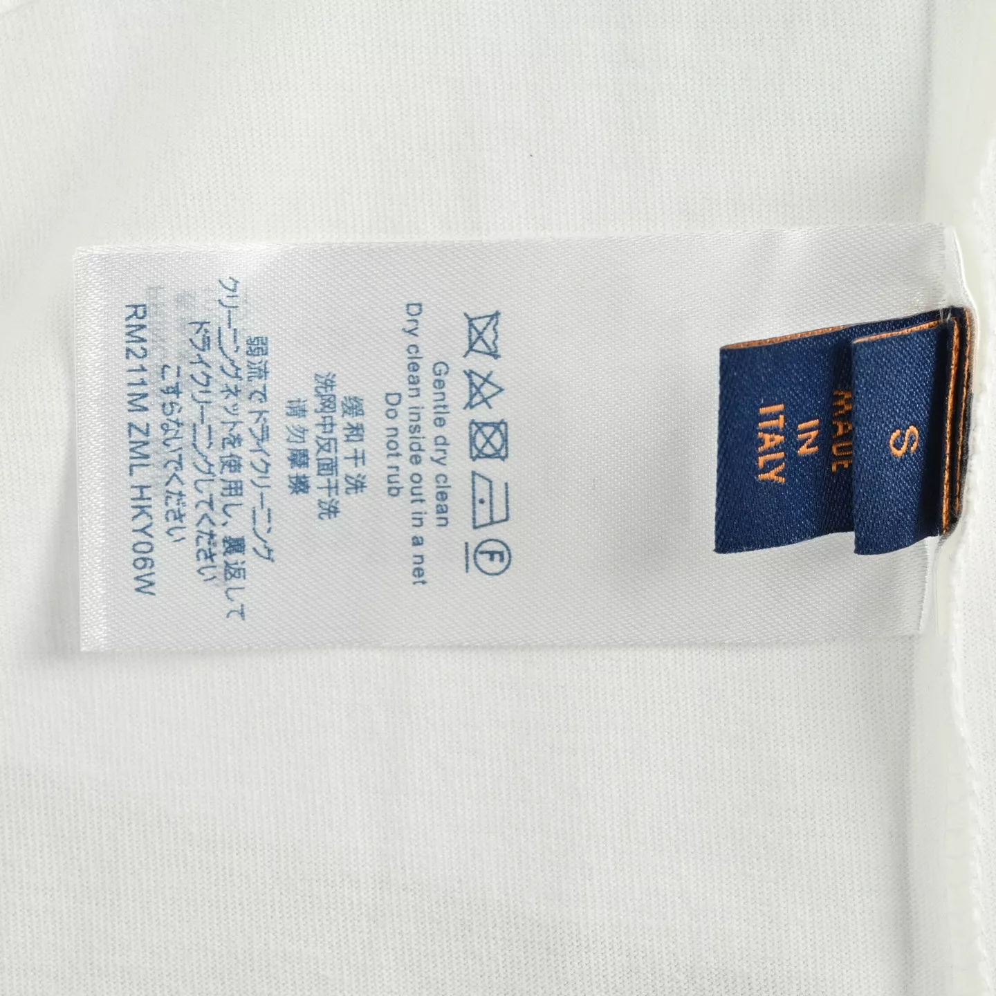 루이비통 백면 네잎클로버 레터링 프린트 반소매 티셔츠 상세 이미지 6