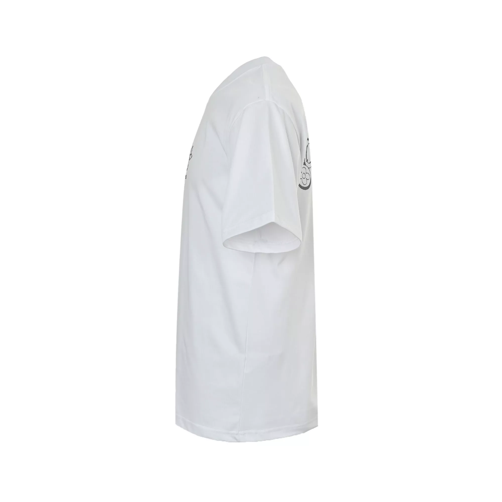 루이비통 스케치 레터 모노그램 자수 반소매 티셔츠 상세 이미지 2