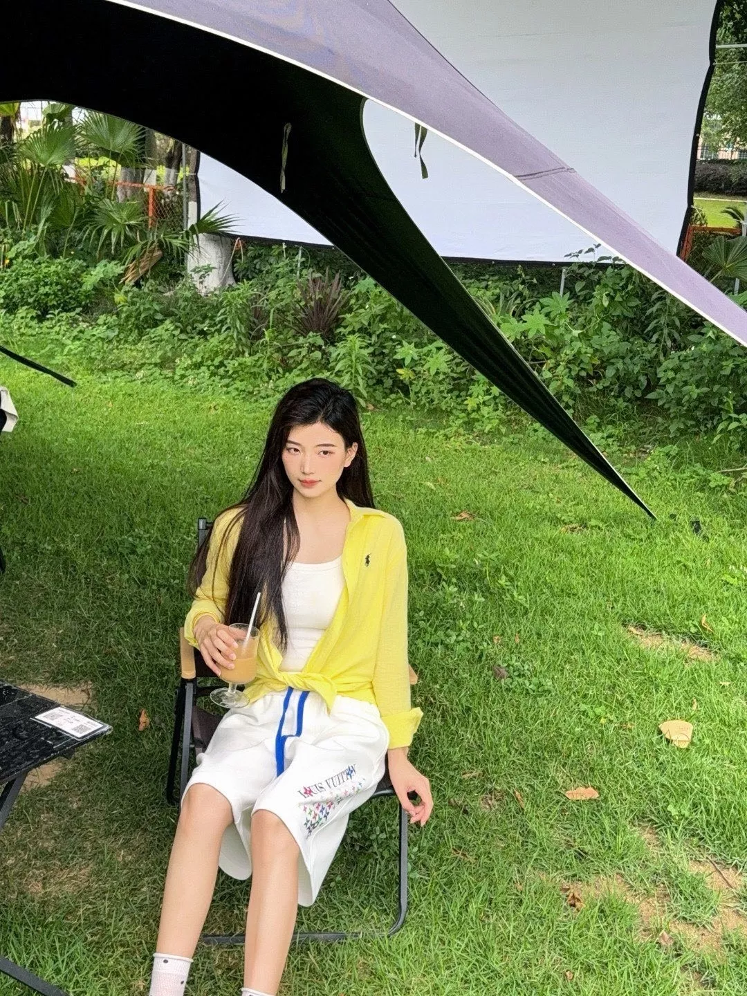 루이비통 레인보우 모노그램 그라데이션 프린트 하프 팬츠 상세 이미지 17