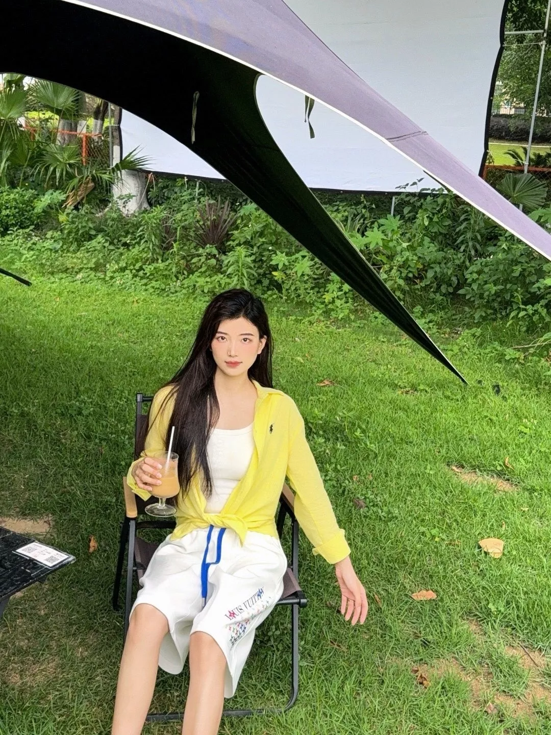 루이비통 레인보우 모노그램 그라데이션 프린트 하프 팬츠 상세 이미지 19