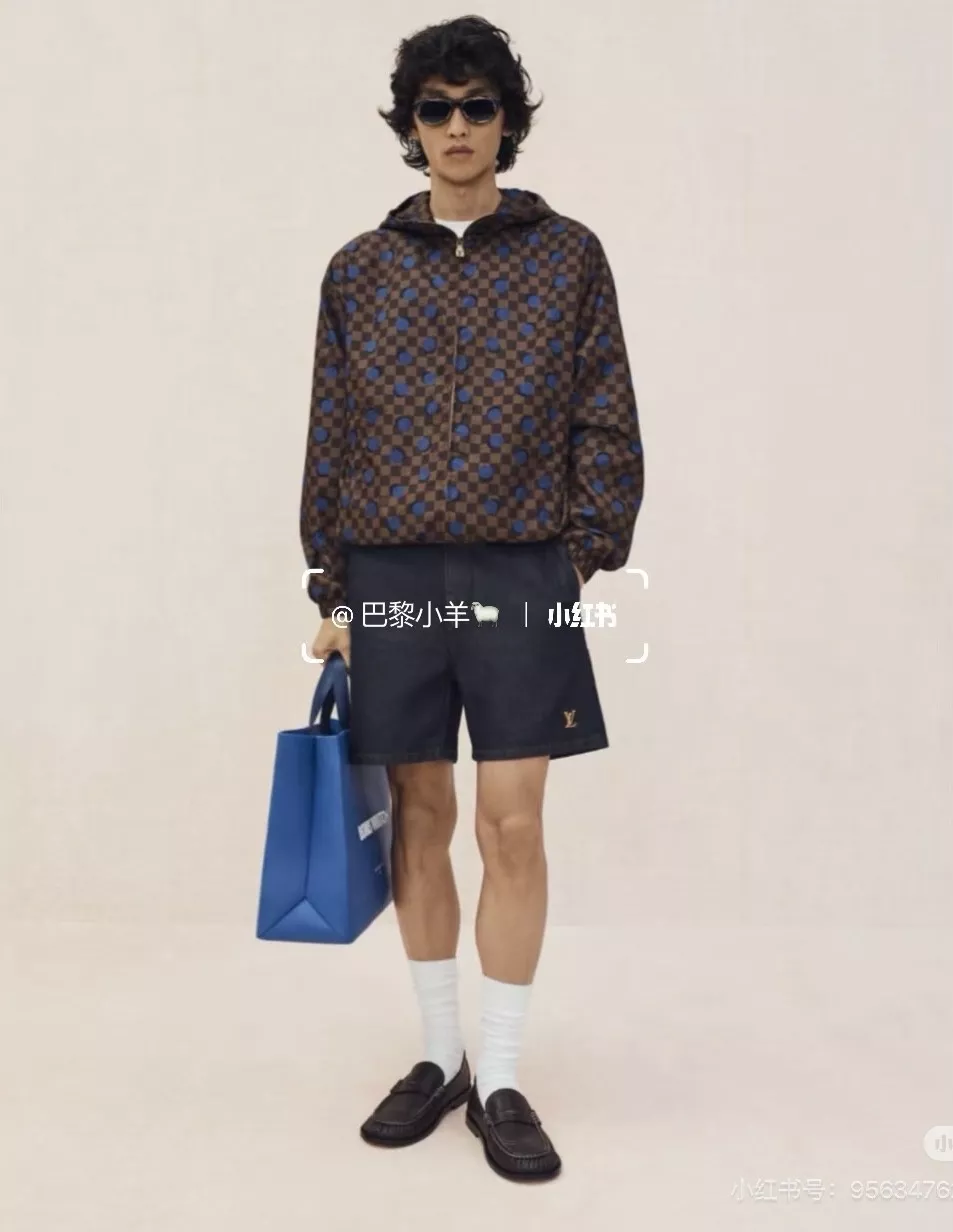 루이비통 원색 인디고 데님 하프 팬츠 상세 이미지 26
