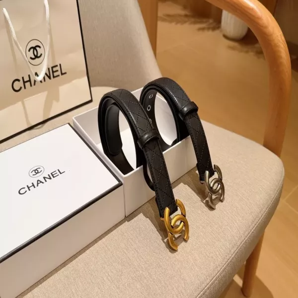 샤넬 소가죽 버클 벨트