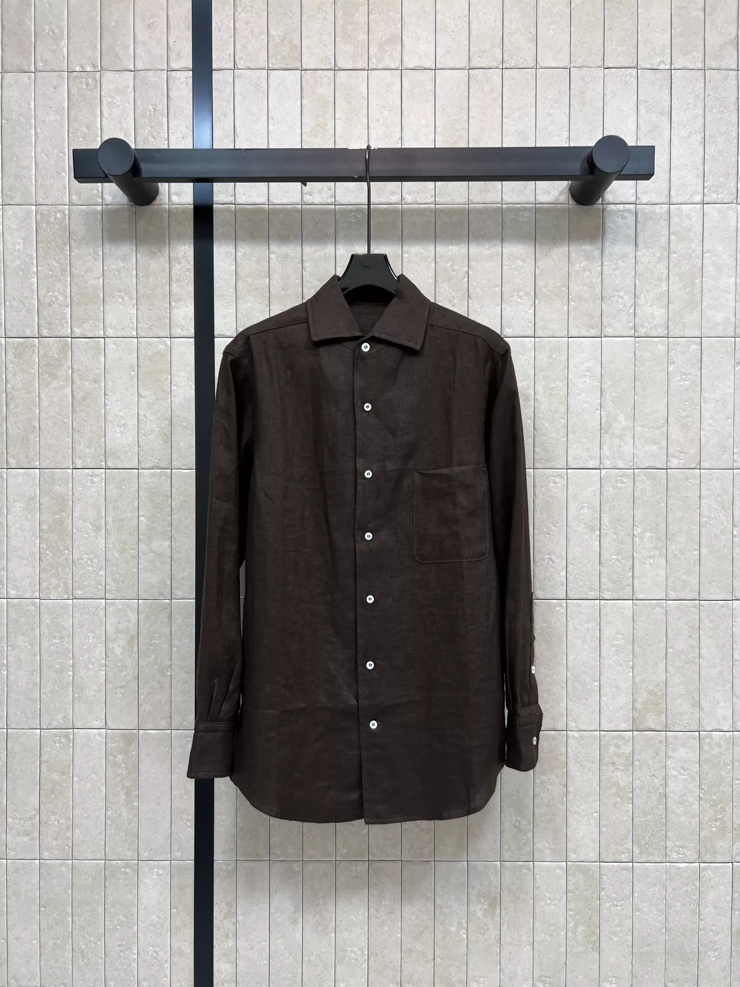 로로피아나 린넨 긴소매 셔츠 상세 이미지 7