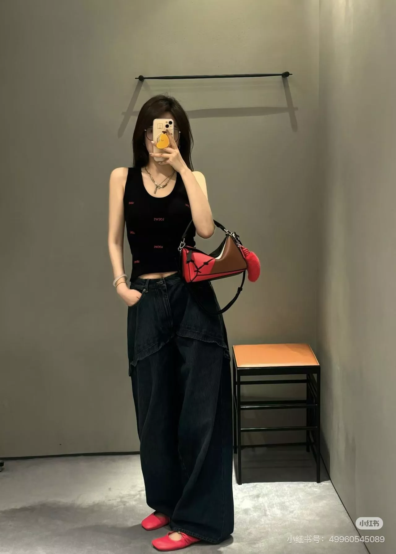 로에베 하이웨이스트 와이드 데님 팬츠 상세 이미지 13