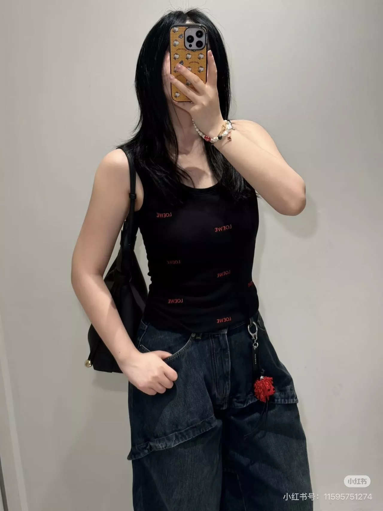 로에베 하이웨이스트 와이드 데님 팬츠 상세 이미지 19
