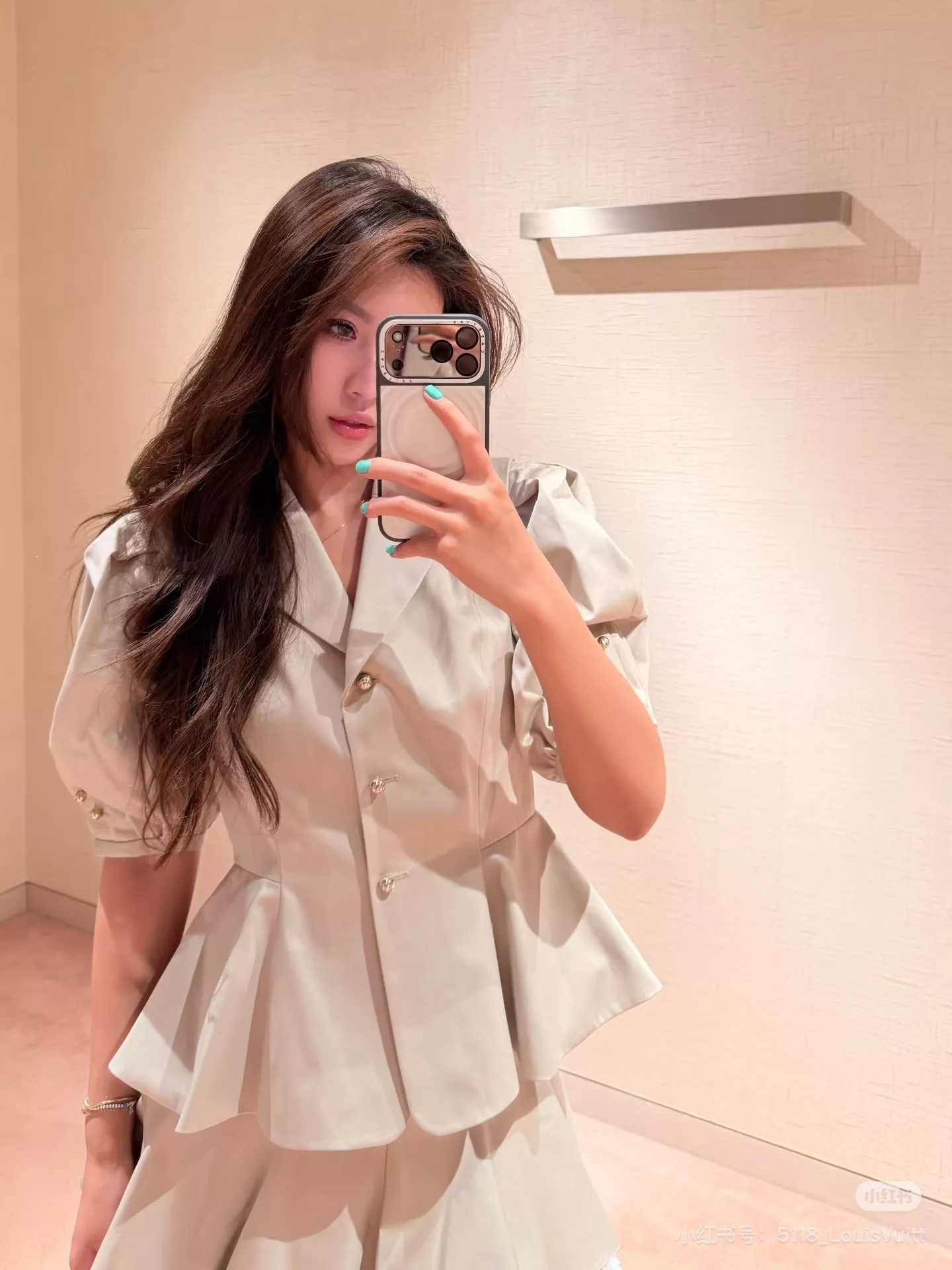 로에베 더블 레이어 플리츠 미니 스커트 상세 이미지 18
