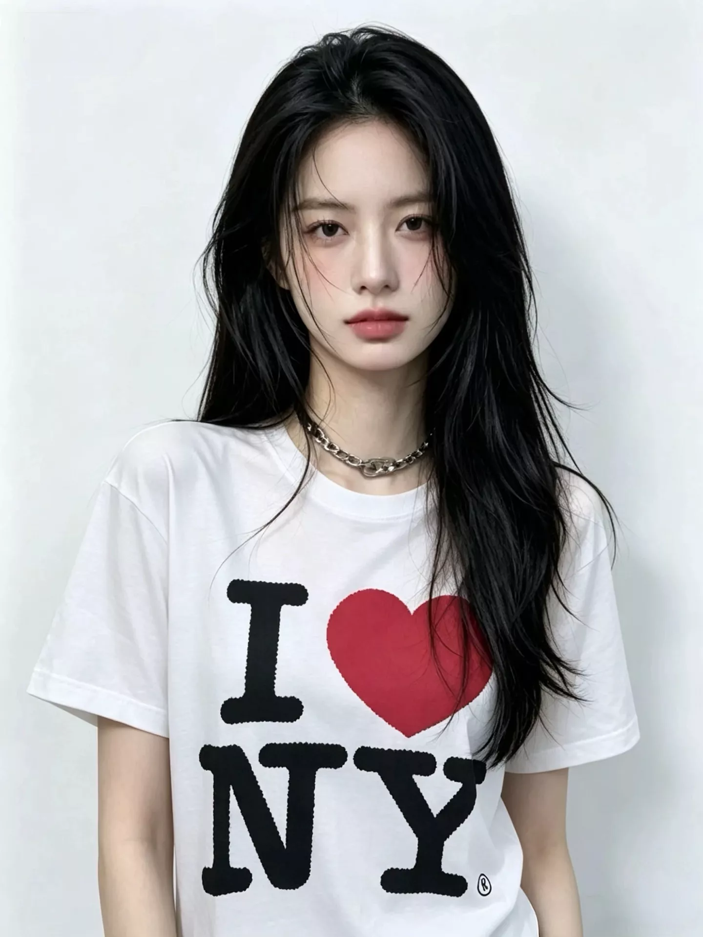 셀린느 화이트 프린트 반소매 티셔츠 상세 이미지 12
