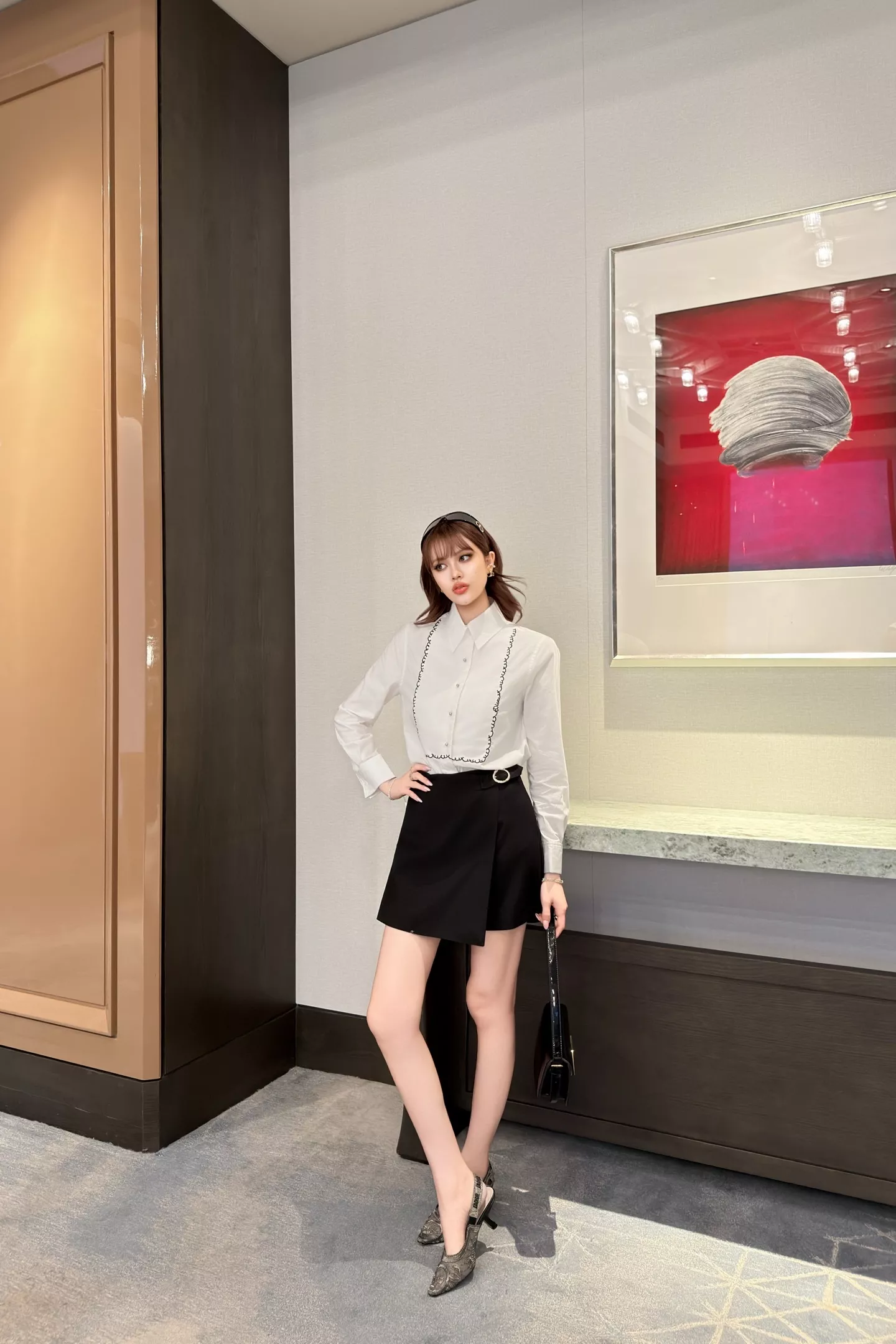 디올 화이트 긴소매 셔츠 상세 이미지 26