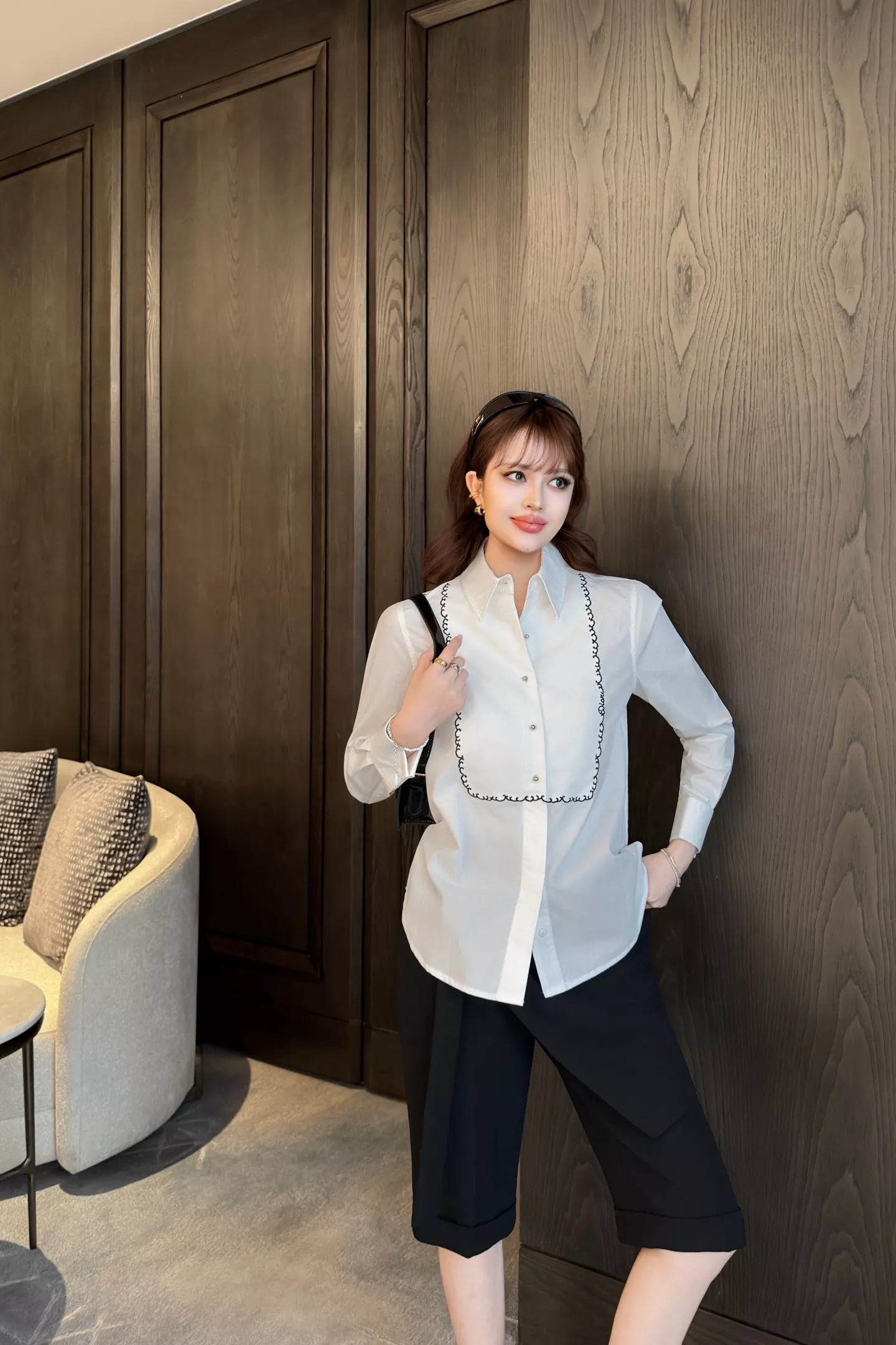 디올 화이트 긴소매 셔츠 상세 이미지 19