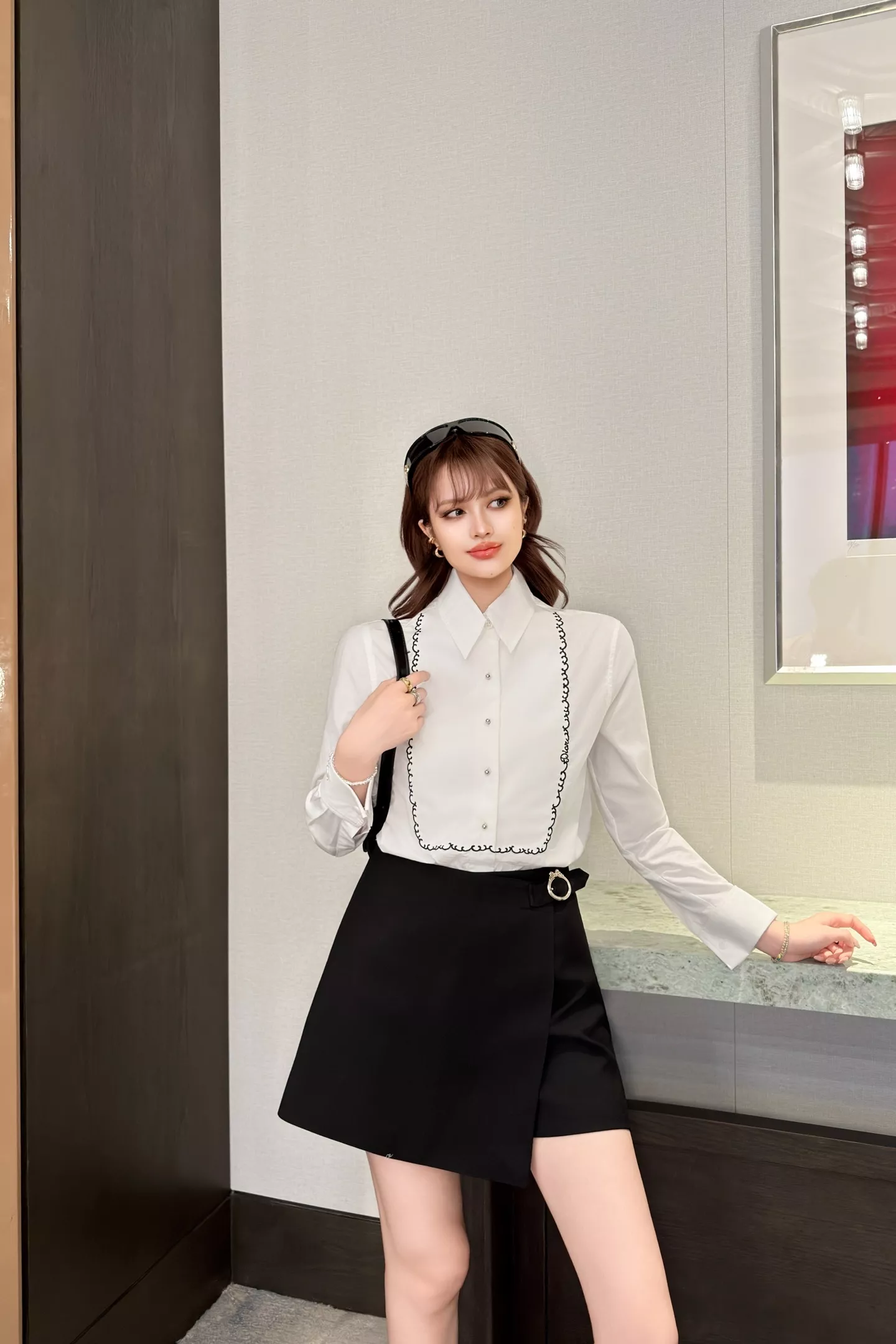 디올 화이트 긴소매 셔츠 상세 이미지 25