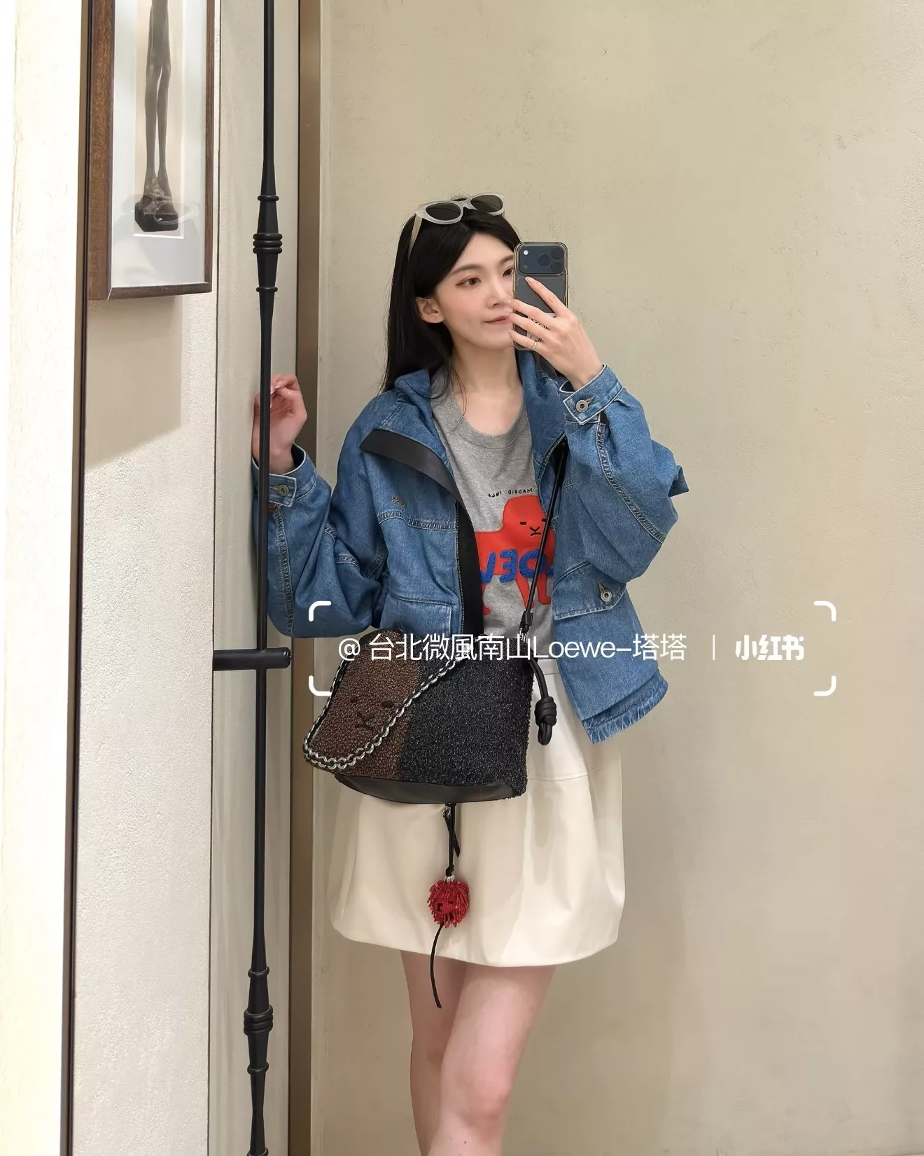 로에베 하이웨이스트 플라워 버블 미니 스커트 상세 이미지 33
