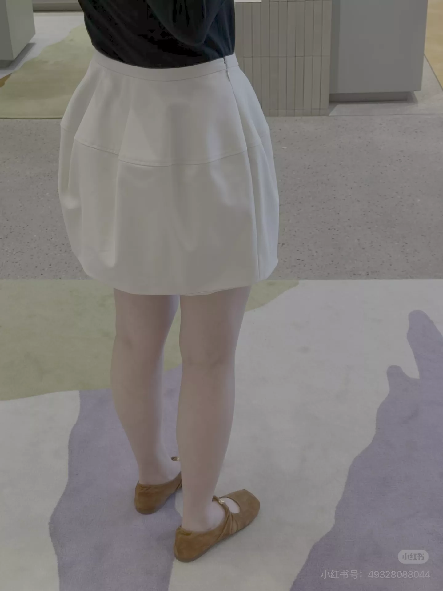 로에베 하이웨이스트 플라워 버블 미니 스커트 상세 이미지 34