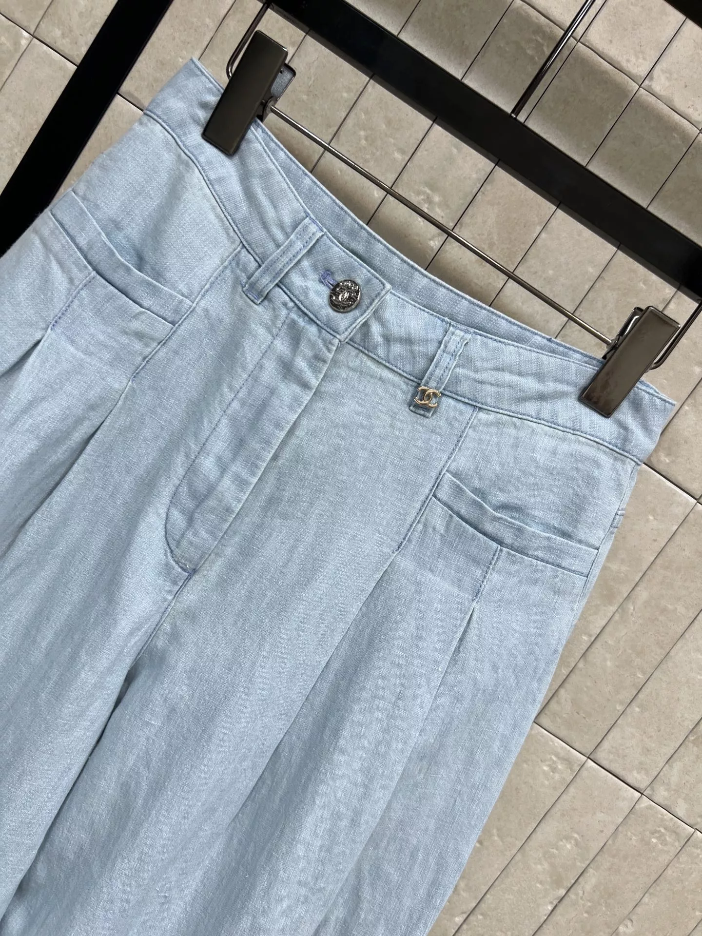 셀린느 와이드 핏 데님 팬츠 상세 이미지 2