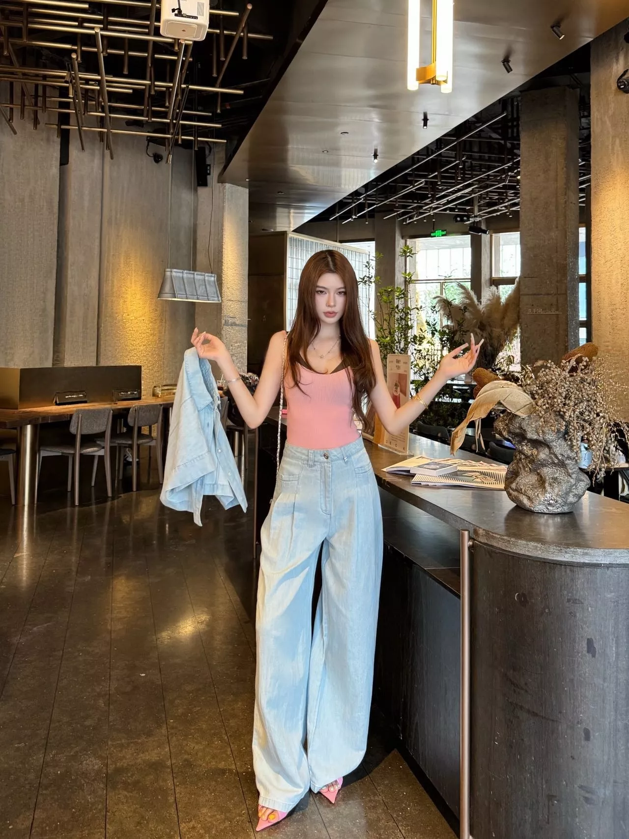 셀린느 와이드 핏 데님 팬츠 상세 이미지 11