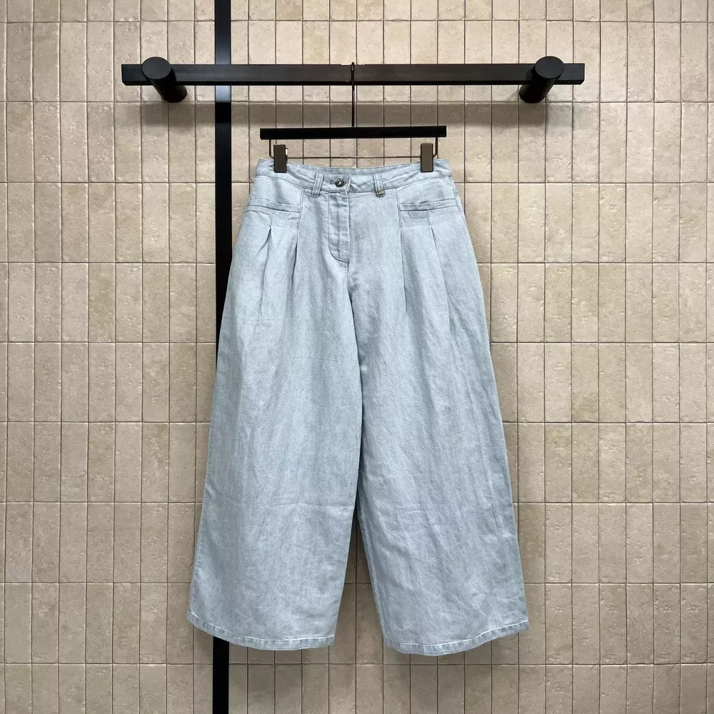 셀린느 와이드 핏 데님 팬츠
