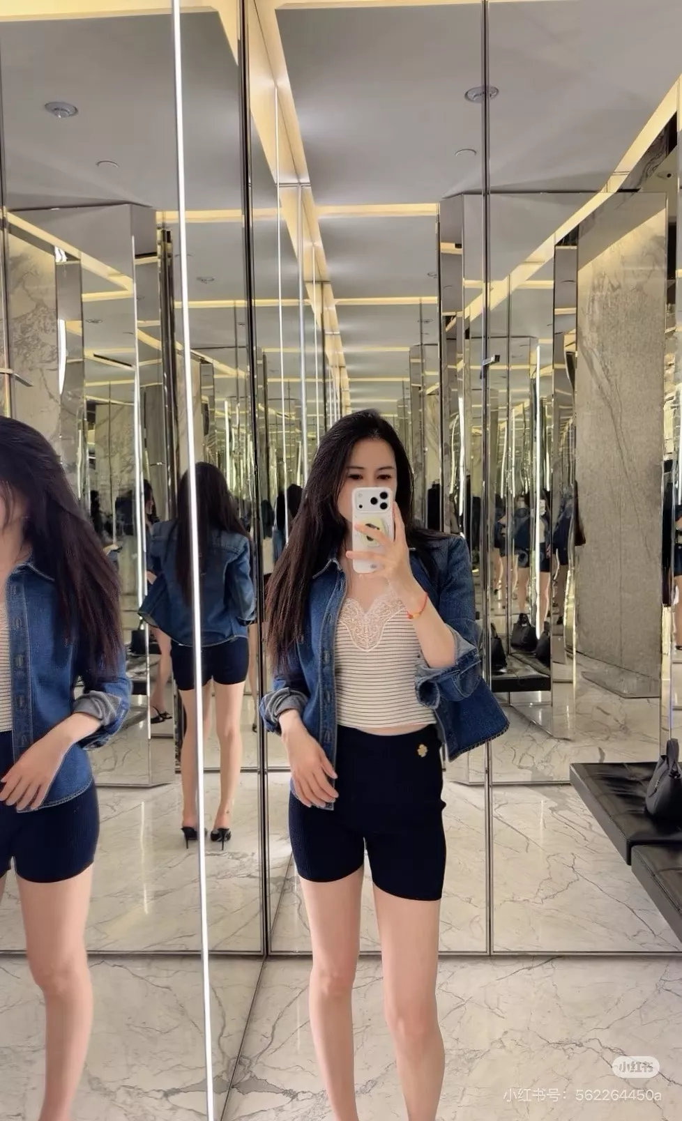 입생로랑 워싱 데님 긴소매 셔츠 상세 이미지 22