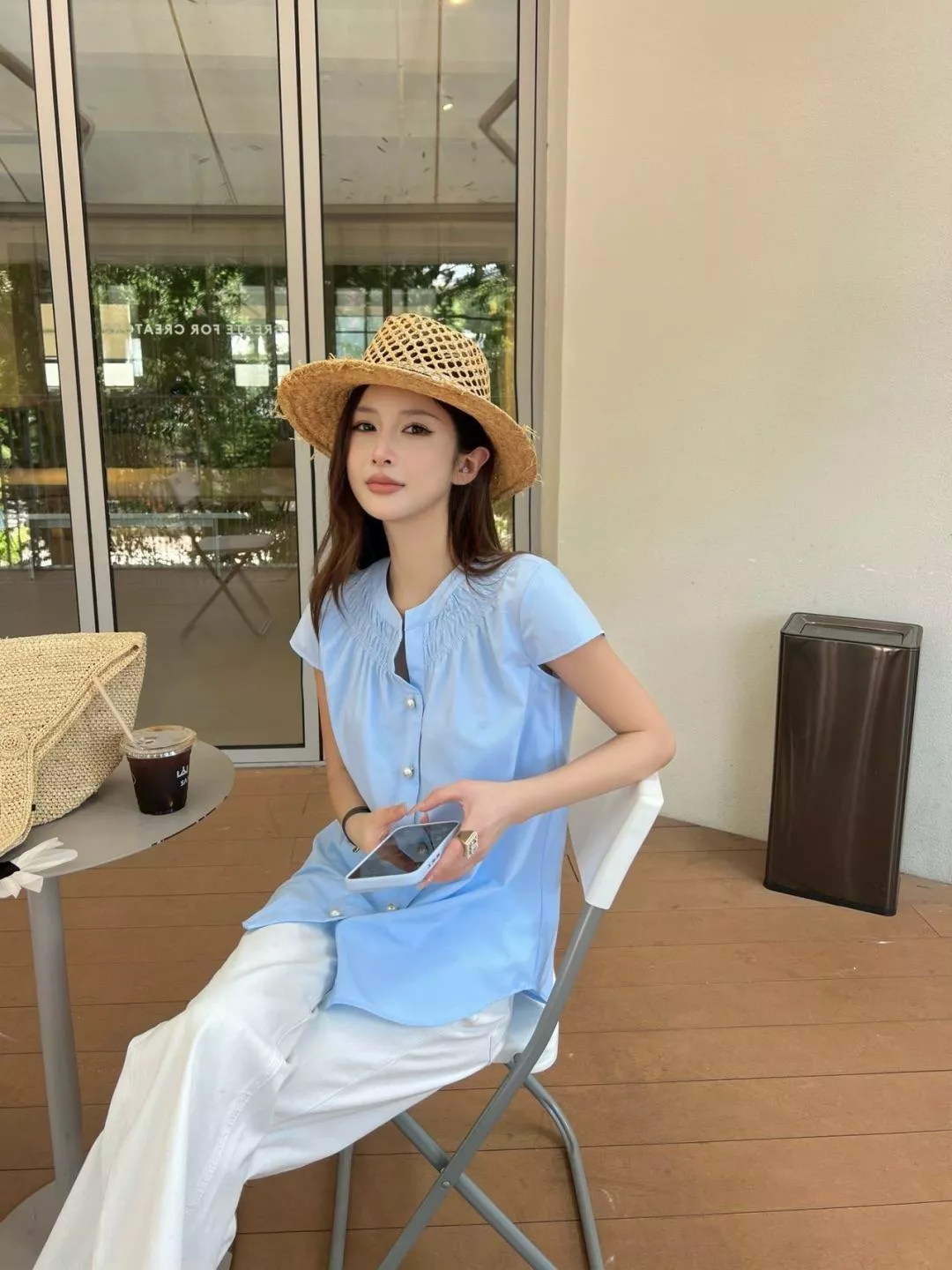 디올 라운드넥 반소매 셔츠 상세 이미지 20