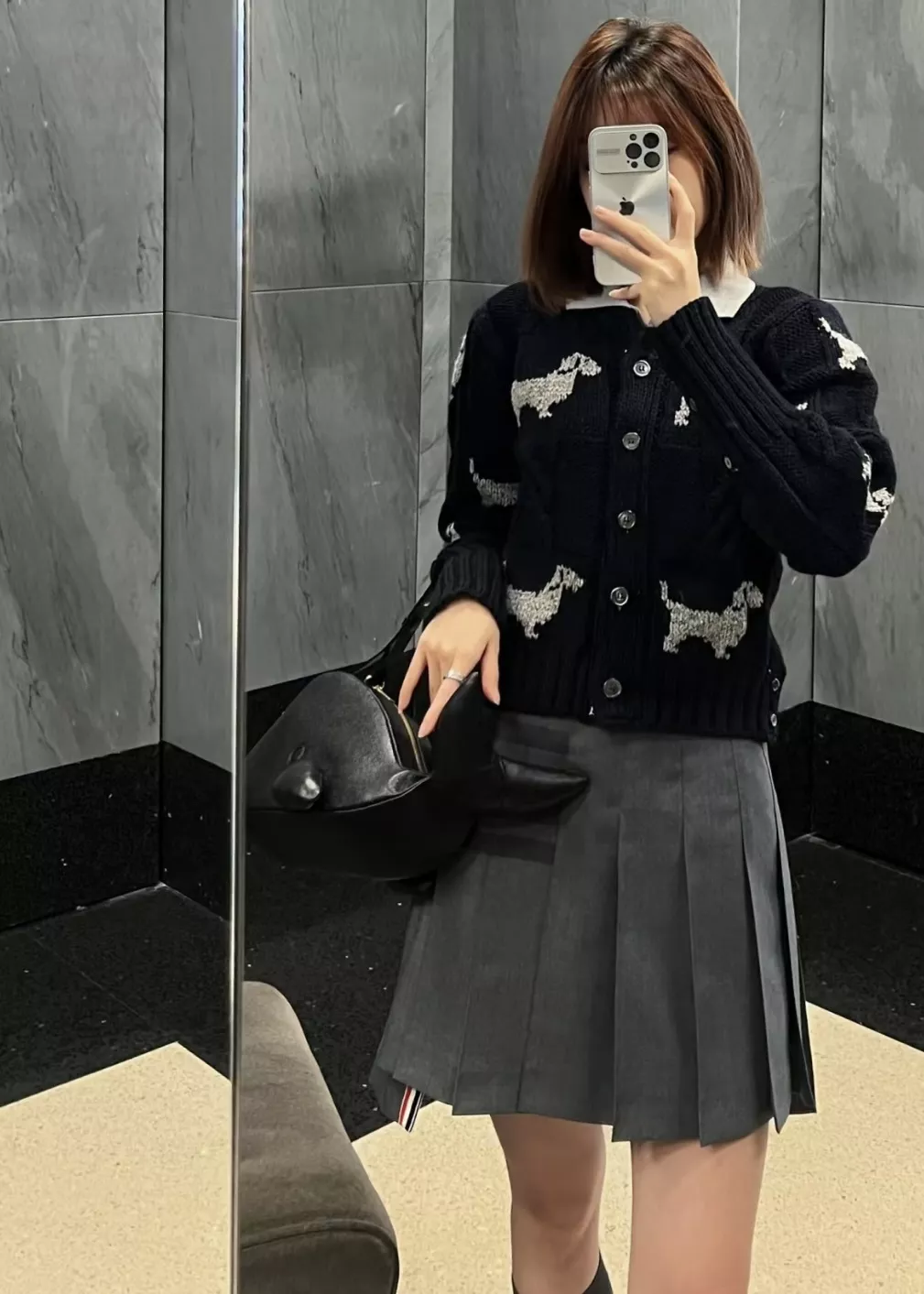 톰브라운 울 플리츠 스커트 상세 이미지 45