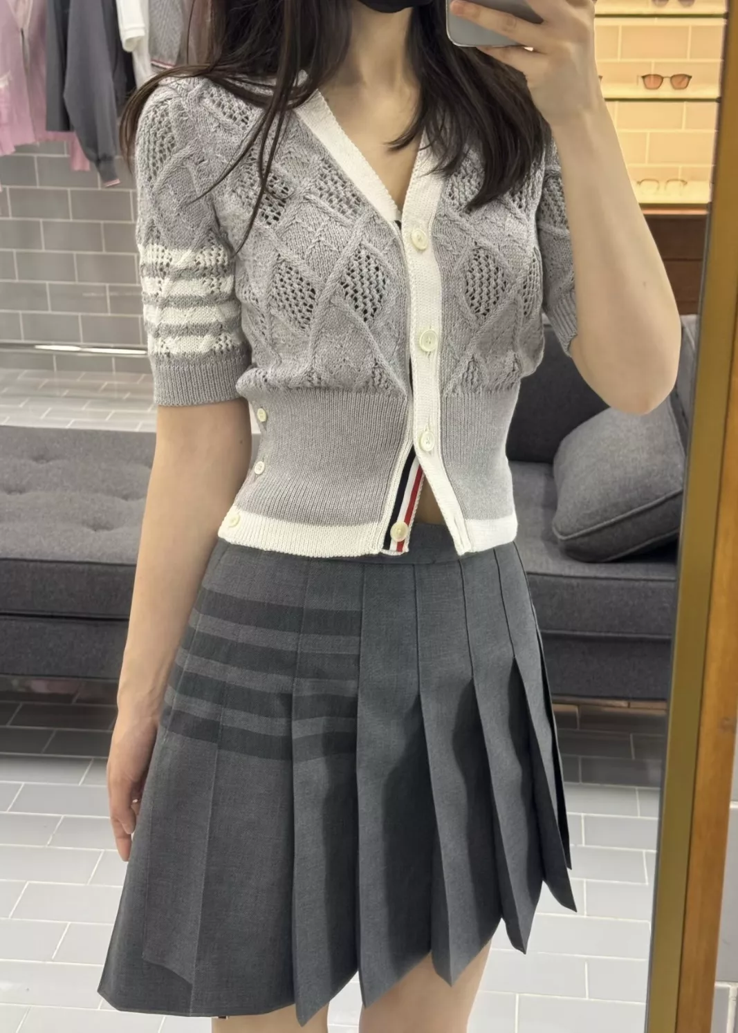톰브라운 울 플리츠 스커트 상세 이미지 35