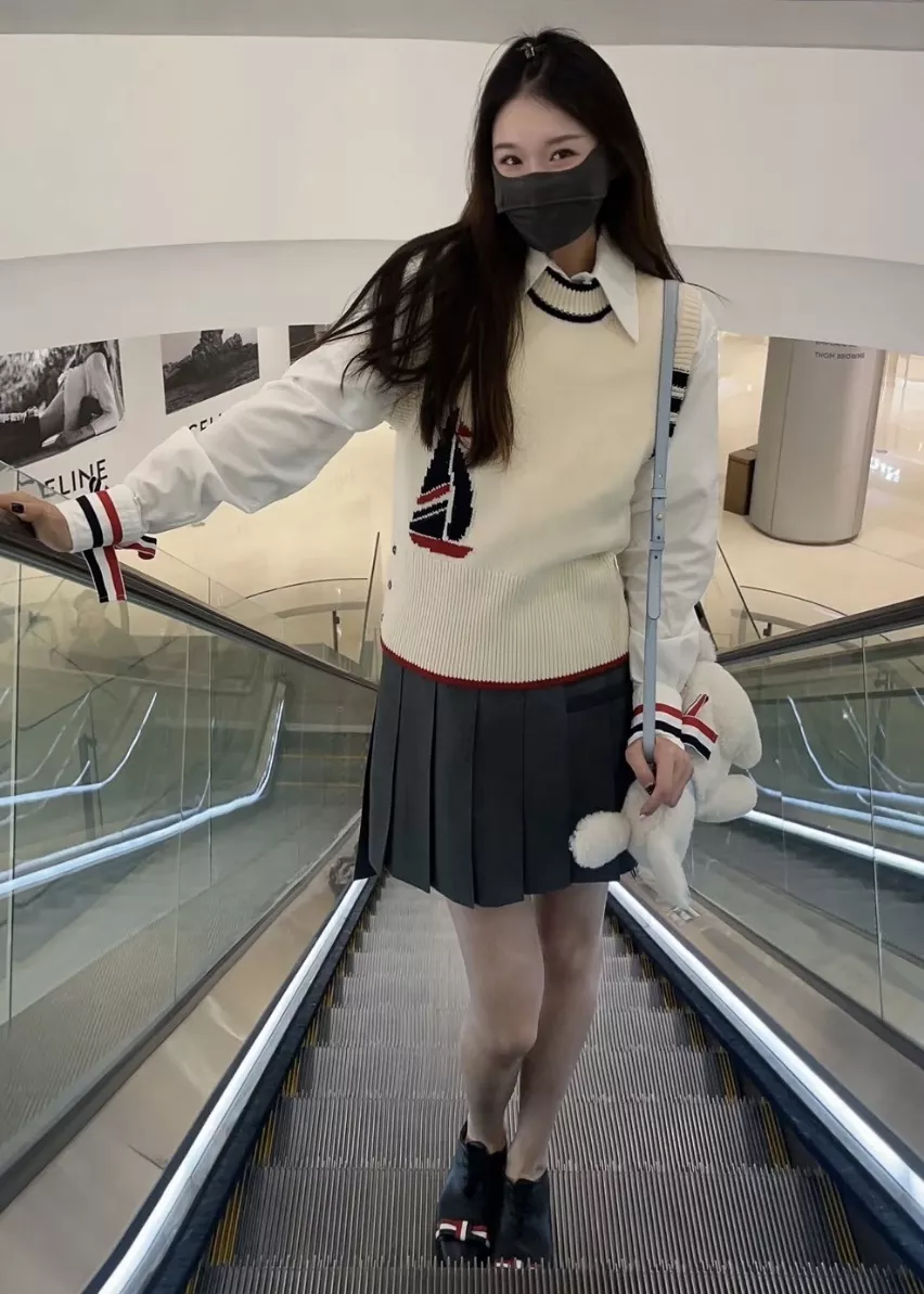 톰브라운 울 플리츠 스커트 상세 이미지 25