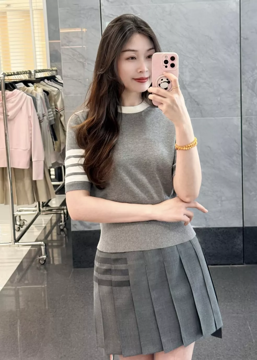 톰브라운 울 플리츠 스커트 상세 이미지 22