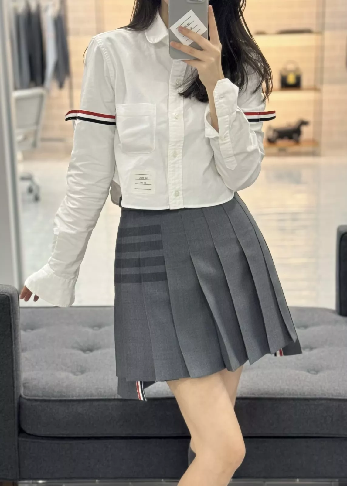 톰브라운 울 플리츠 스커트 상세 이미지 37