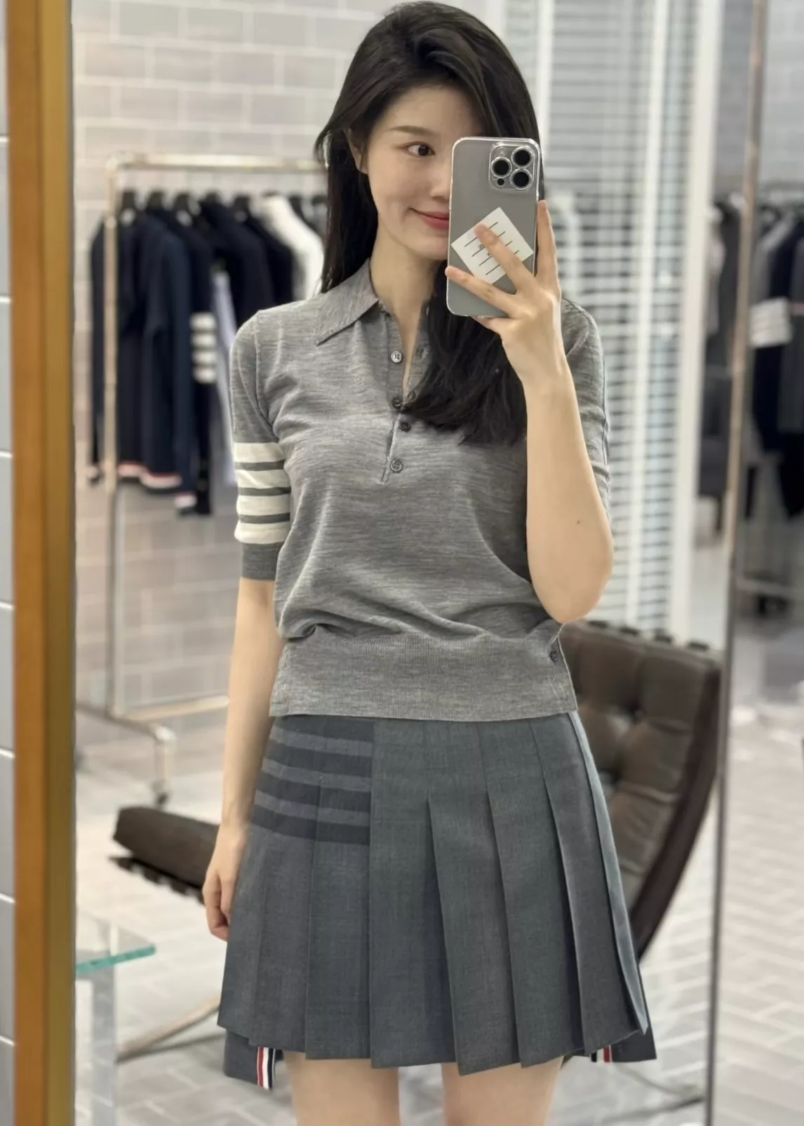 톰브라운 울 플리츠 스커트 상세 이미지 41