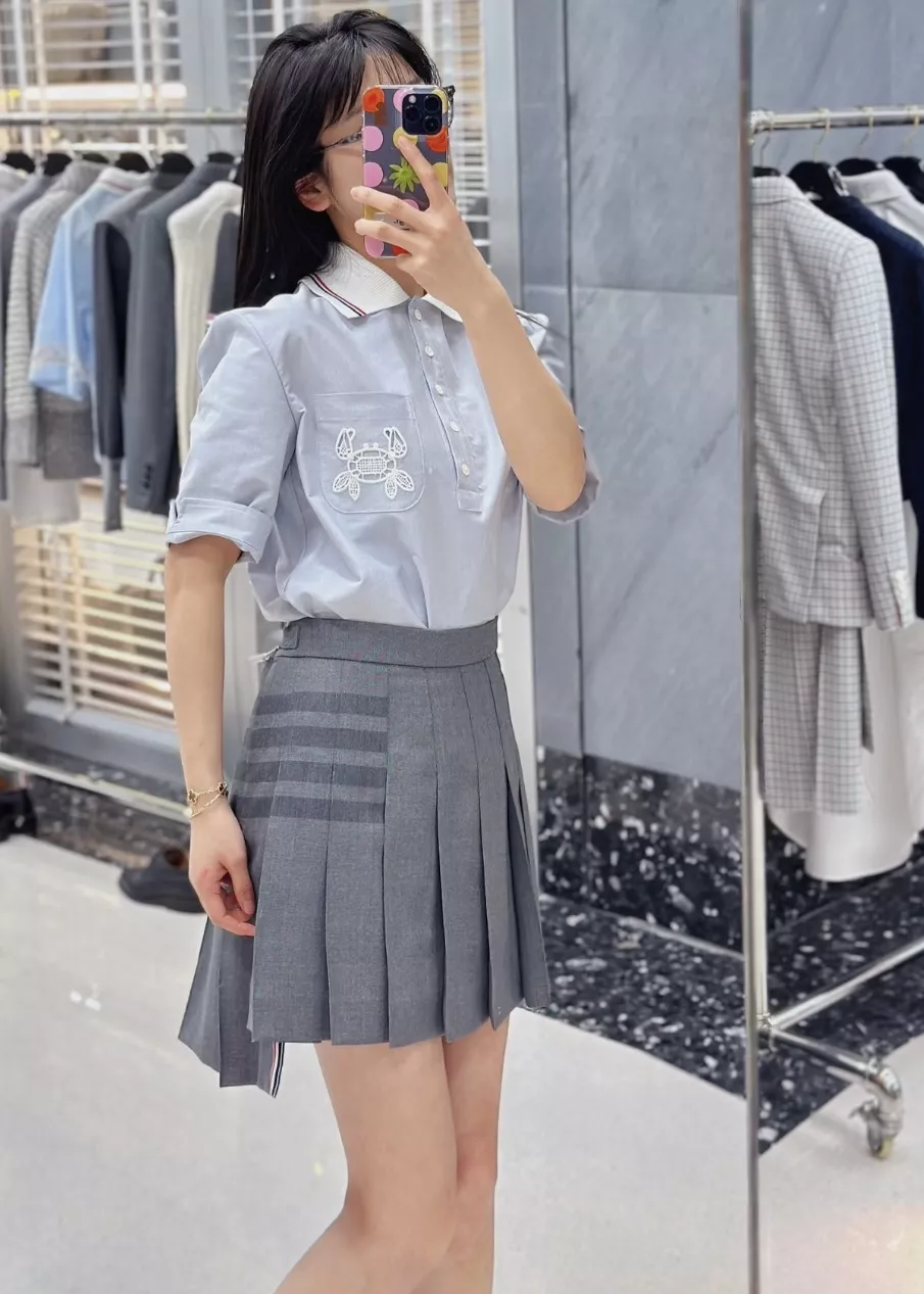 톰브라운 울 플리츠 스커트 상세 이미지 21