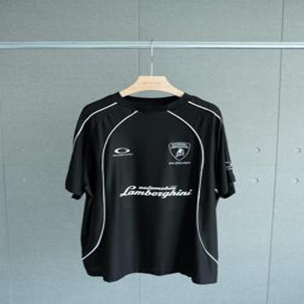 발렌시아가 Balenciaga x Lamborghini 로고 티셔츠