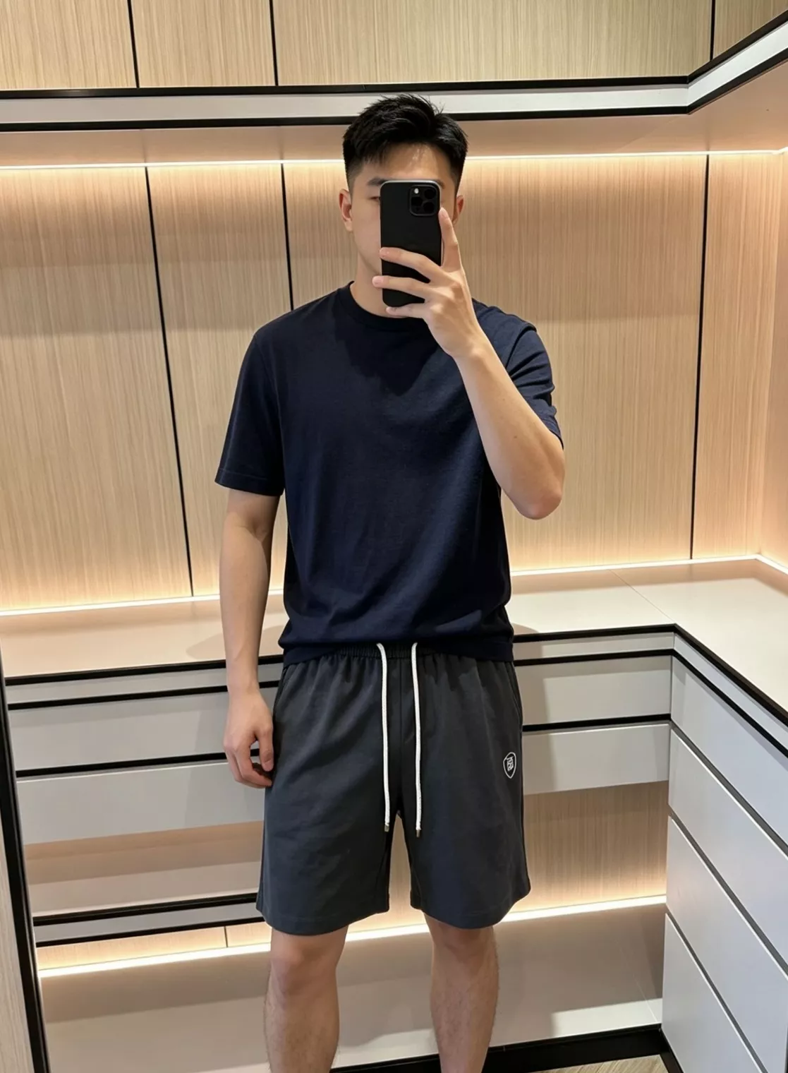 브루넬로쿠치넬리 자수 드로스트링 코튼 린넨 쇼츠 상세 이미지 58
