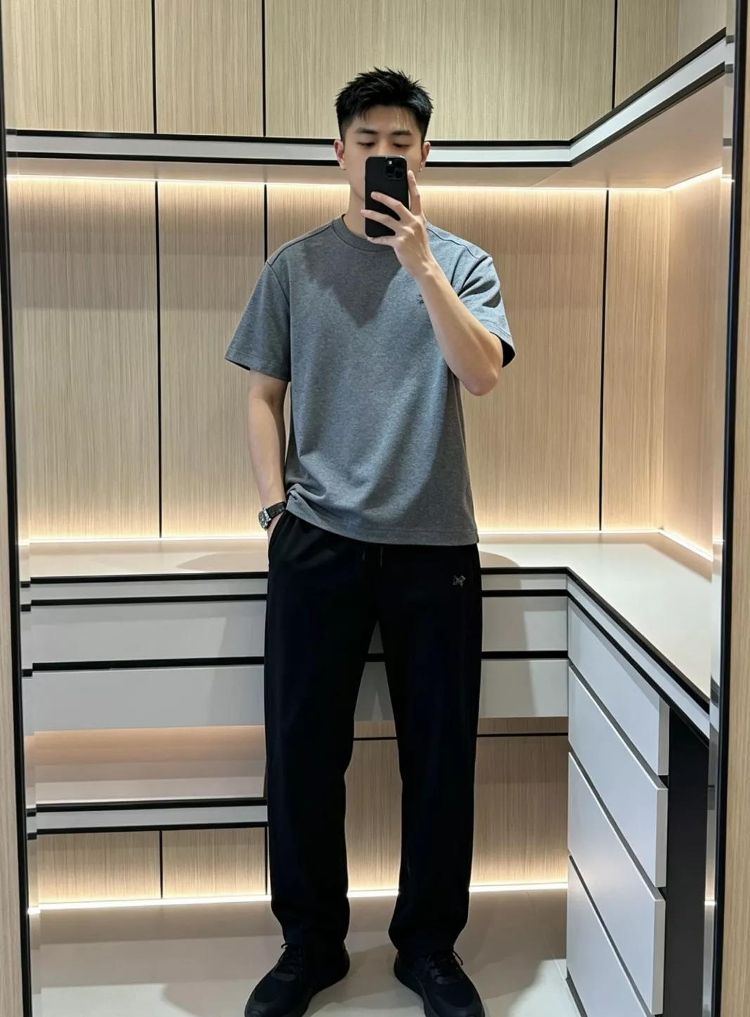 아크테릭스 자수 로고 포인트 크루넥 반소매 티셔츠 상세 이미지 19