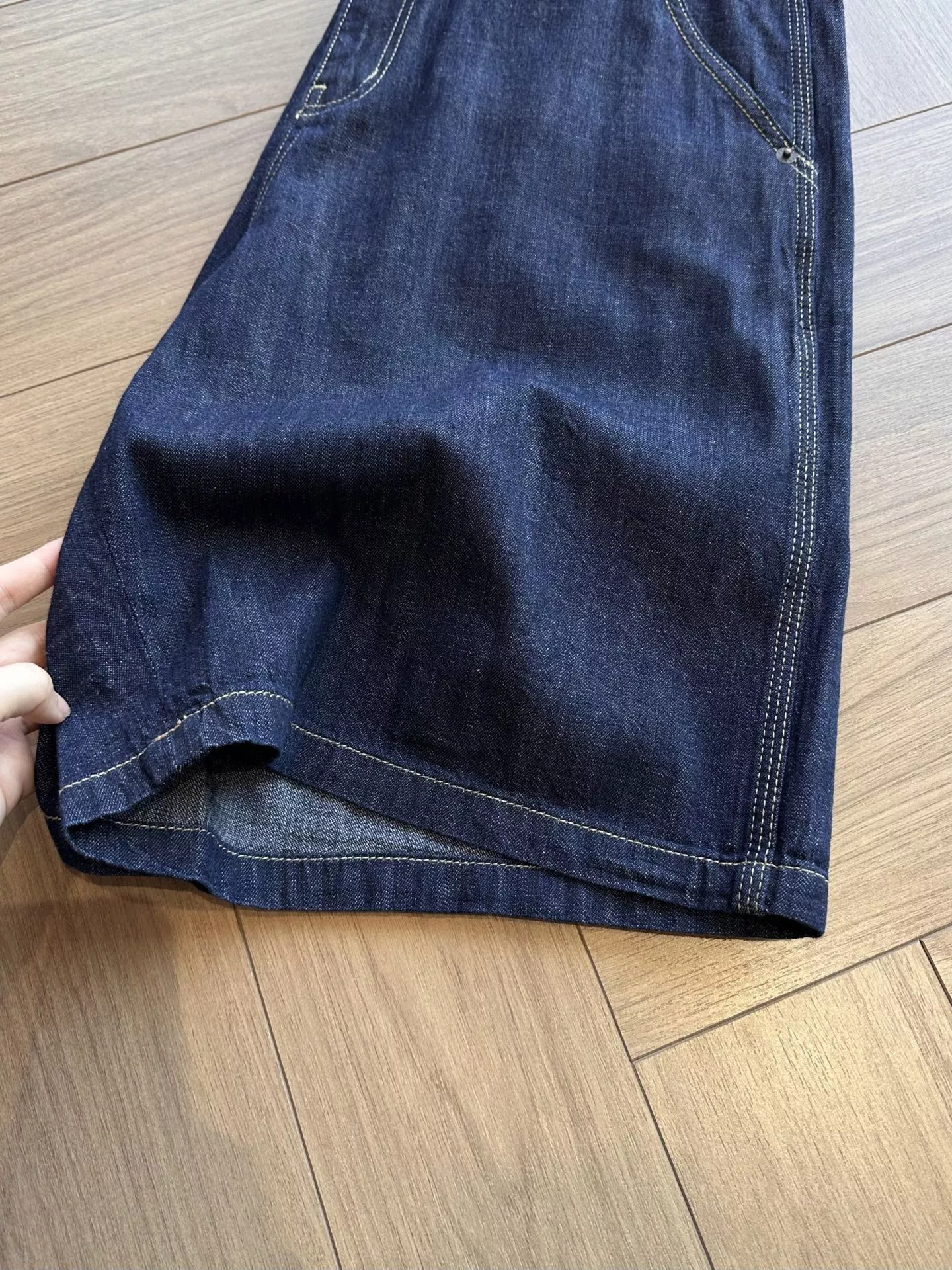 프라다 딥블루 데님 쇼트 팬츠 상세 이미지 23