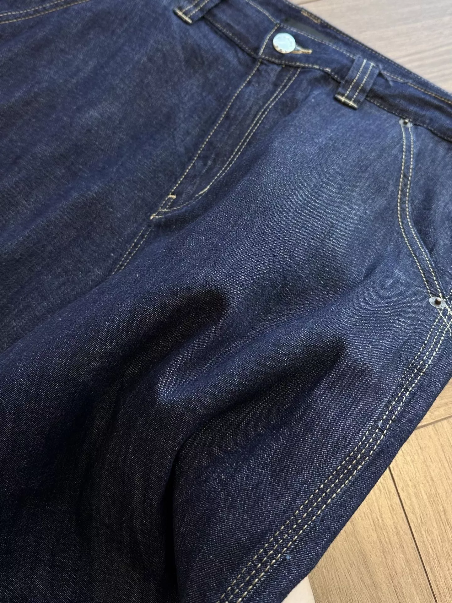 프라다 딥블루 데님 쇼트 팬츠 상세 이미지 32