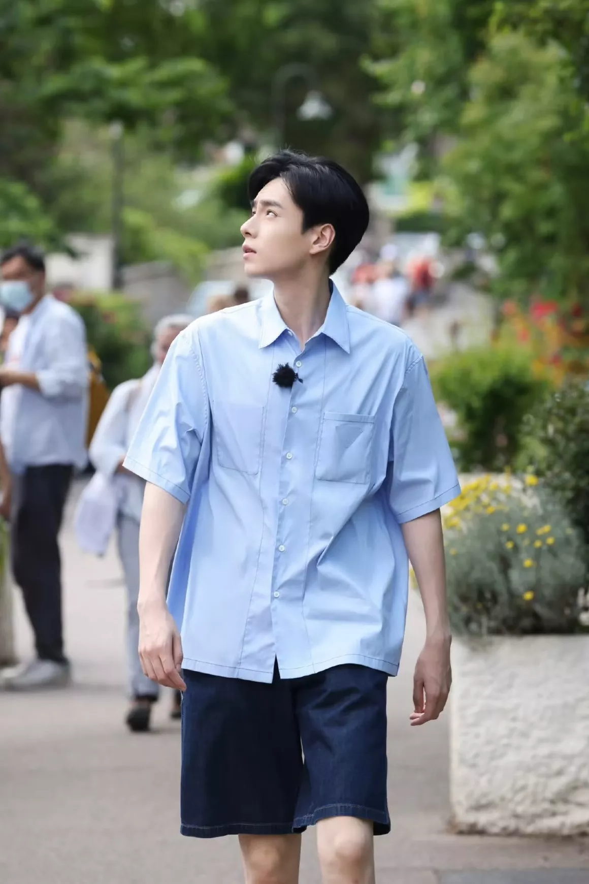 프라다 딥블루 데님 쇼트 팬츠 상세 이미지 45