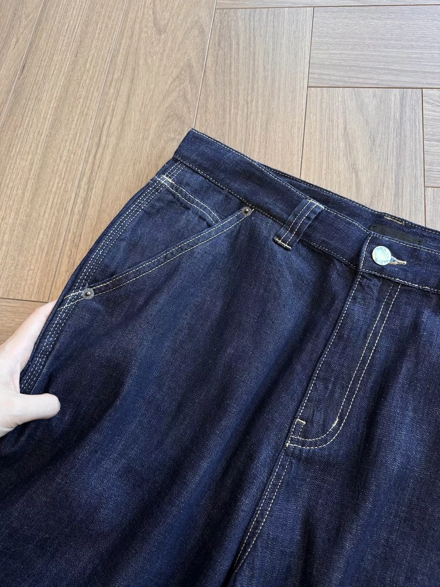 프라다 딥블루 데님 쇼트 팬츠 상세 이미지 30