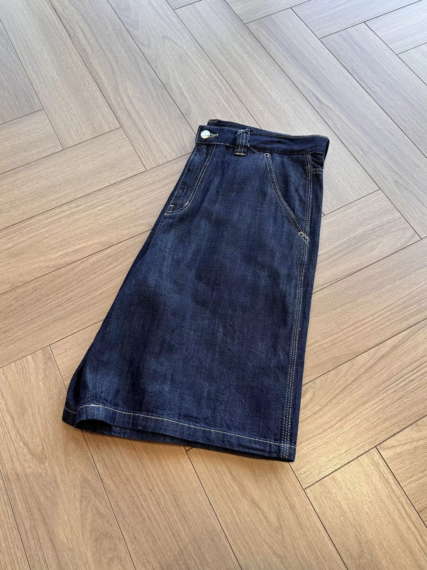 프라다 딥블루 데님 쇼트 팬츠 상세 이미지 19