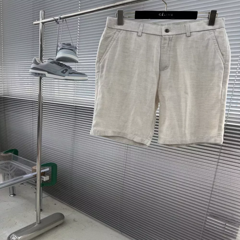 로로피아나 코튼 린넨 혼방 캐주얼 쇼츠