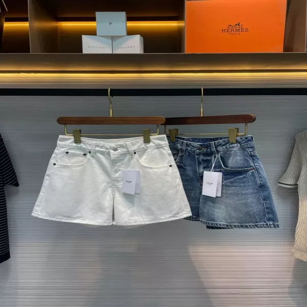 셀린느 여성 데님 쇼트 팬츠