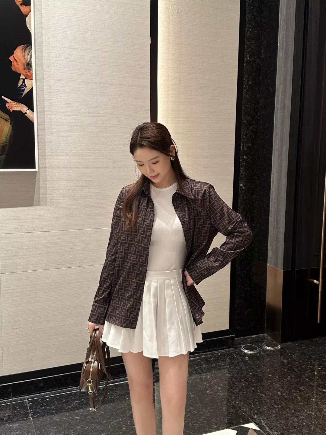 펜디 FF 풀프린트 긴소매 셔츠 상세 이미지 23