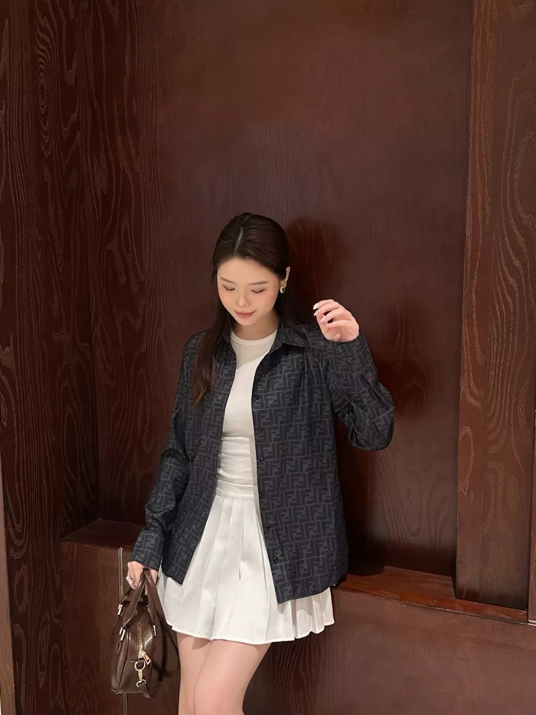 펜디 FF 풀프린트 긴소매 셔츠 상세 이미지 25