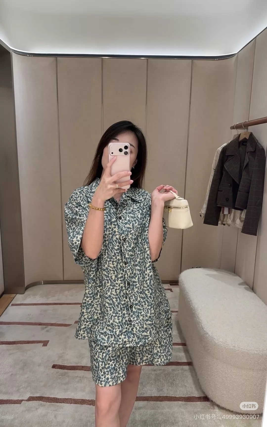 로로피아나 아마 소재 쿠바 칼라 반소매 셔츠 상세 이미지 34