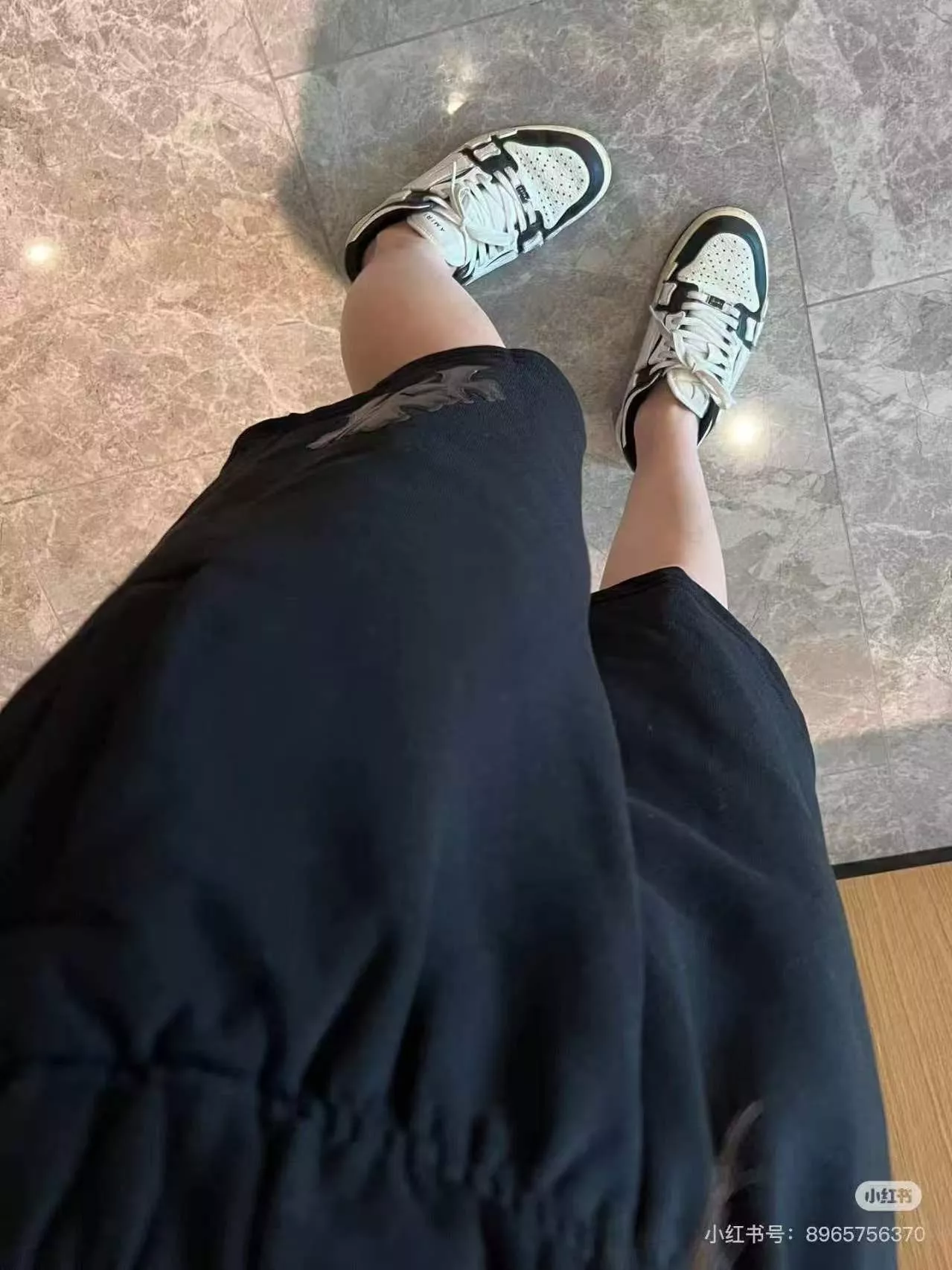 크롬하츠 삼지창 가죽 패치 포인트 하프 팬츠 상세 이미지 20